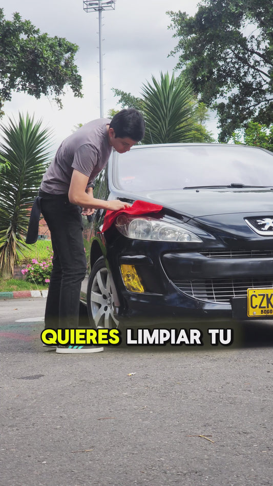 🧽 Set de 6 Paños de Microfibra Premium para Autos y Motos 🚗🏍️✨