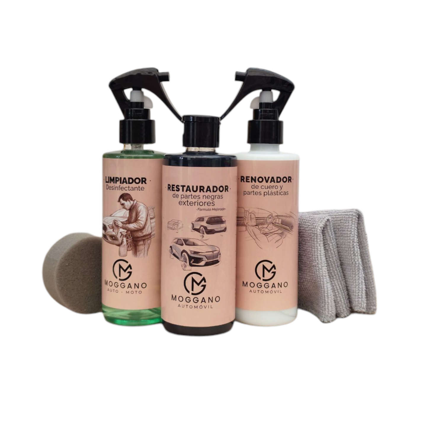 🚘💎 Kit de Restauración y Cuidado Total para Vehículos - 3 en 1