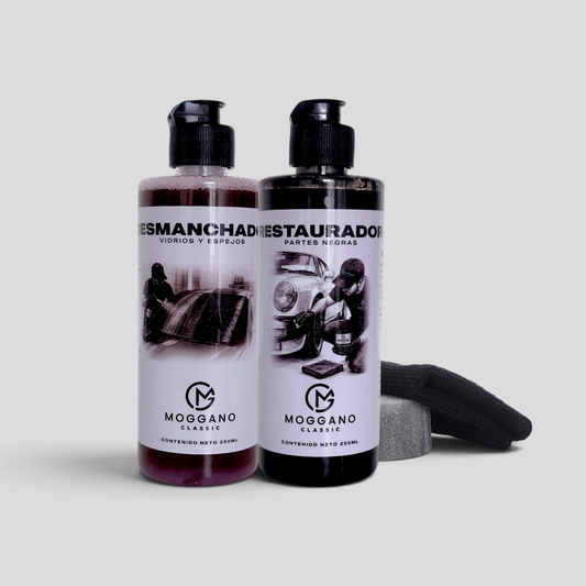 🚗 Kit Restauración Vidrios + Partes Negras