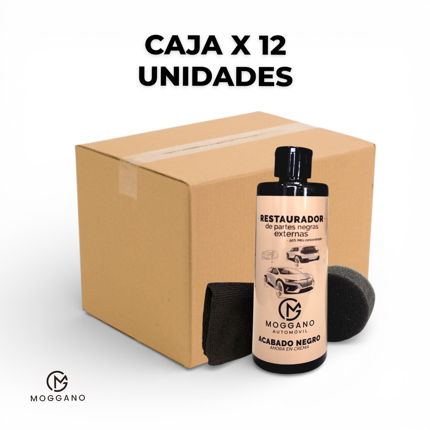 🖤 Restaurador de Partes Negras Externas – Venta por Docena