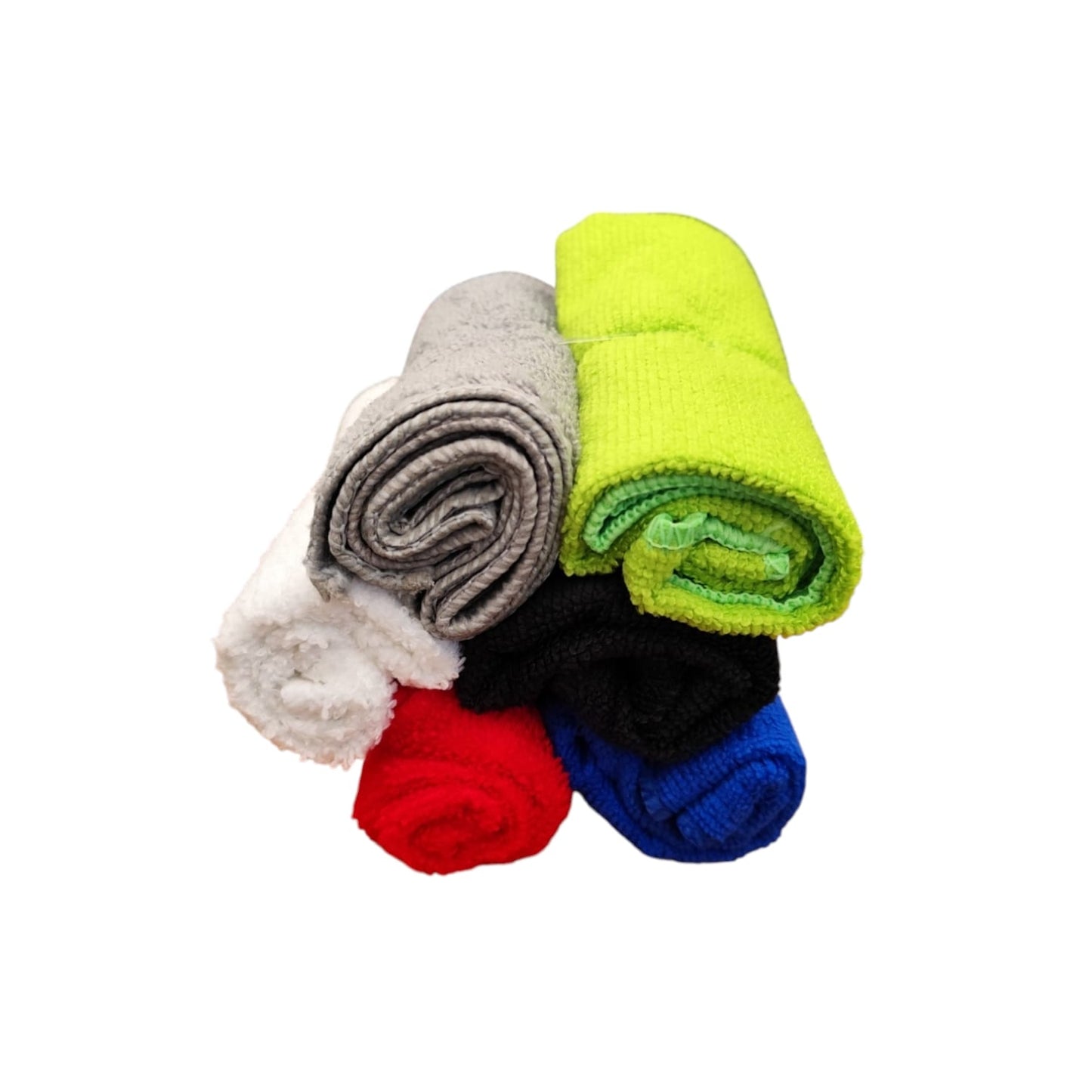 🧽 Set de 6 Paños de Microfibra Premium para Autos y Motos 🚗🏍️✨