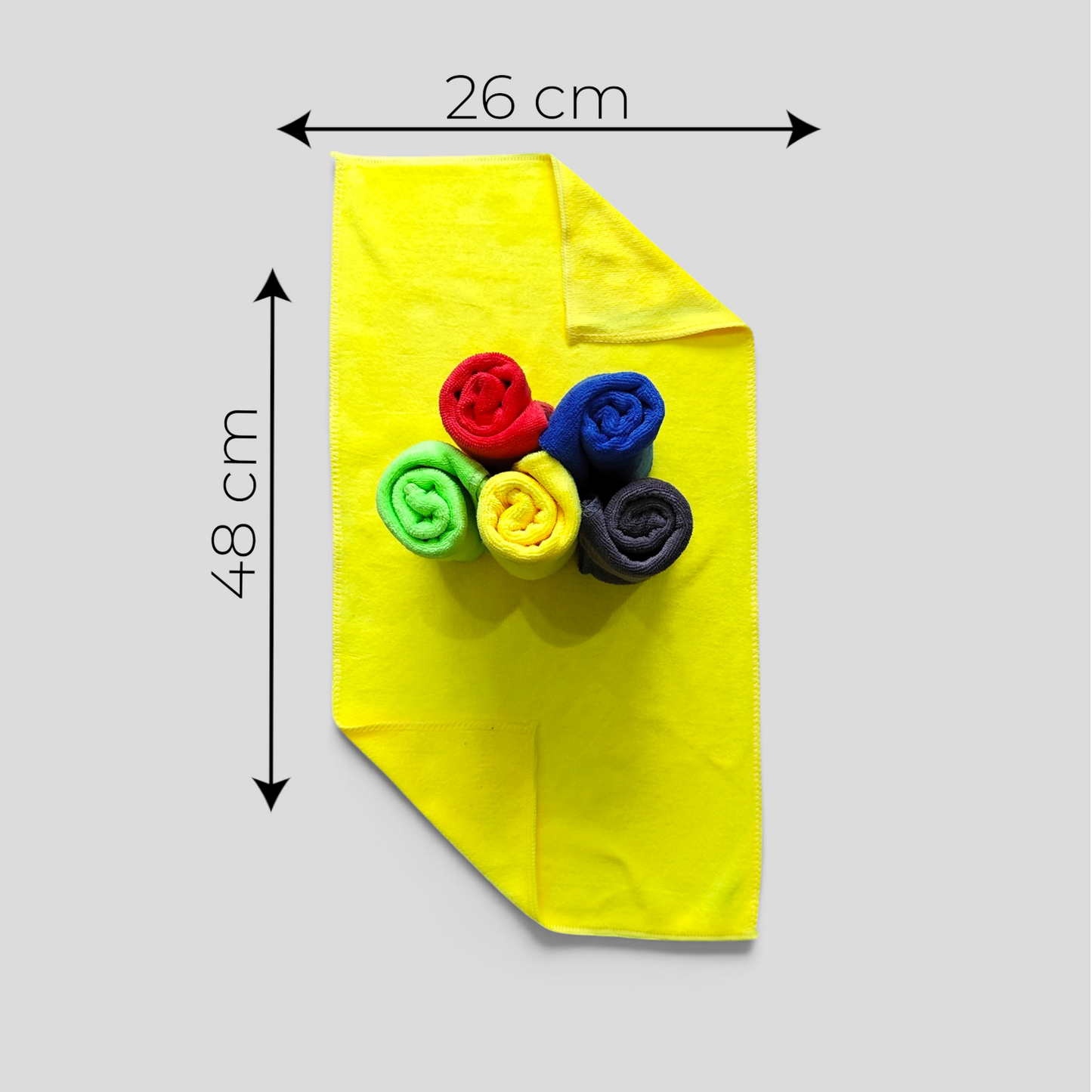 🧽 Set de 6 Paños de Microfibra Premium para Autos y Motos 🚗🏍️✨